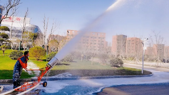 【又見飛雪，飄于智能裝備】手持式、推車式中倍泡沫發(fā)生器（兩款）