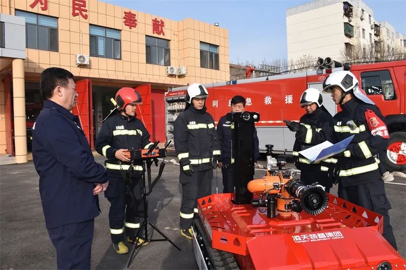 &ldquo;新戰(zhàn)友&rdquo;入列，使命必達(dá)， 北京凌天智能助力東營(yíng)油田消防隊(duì)