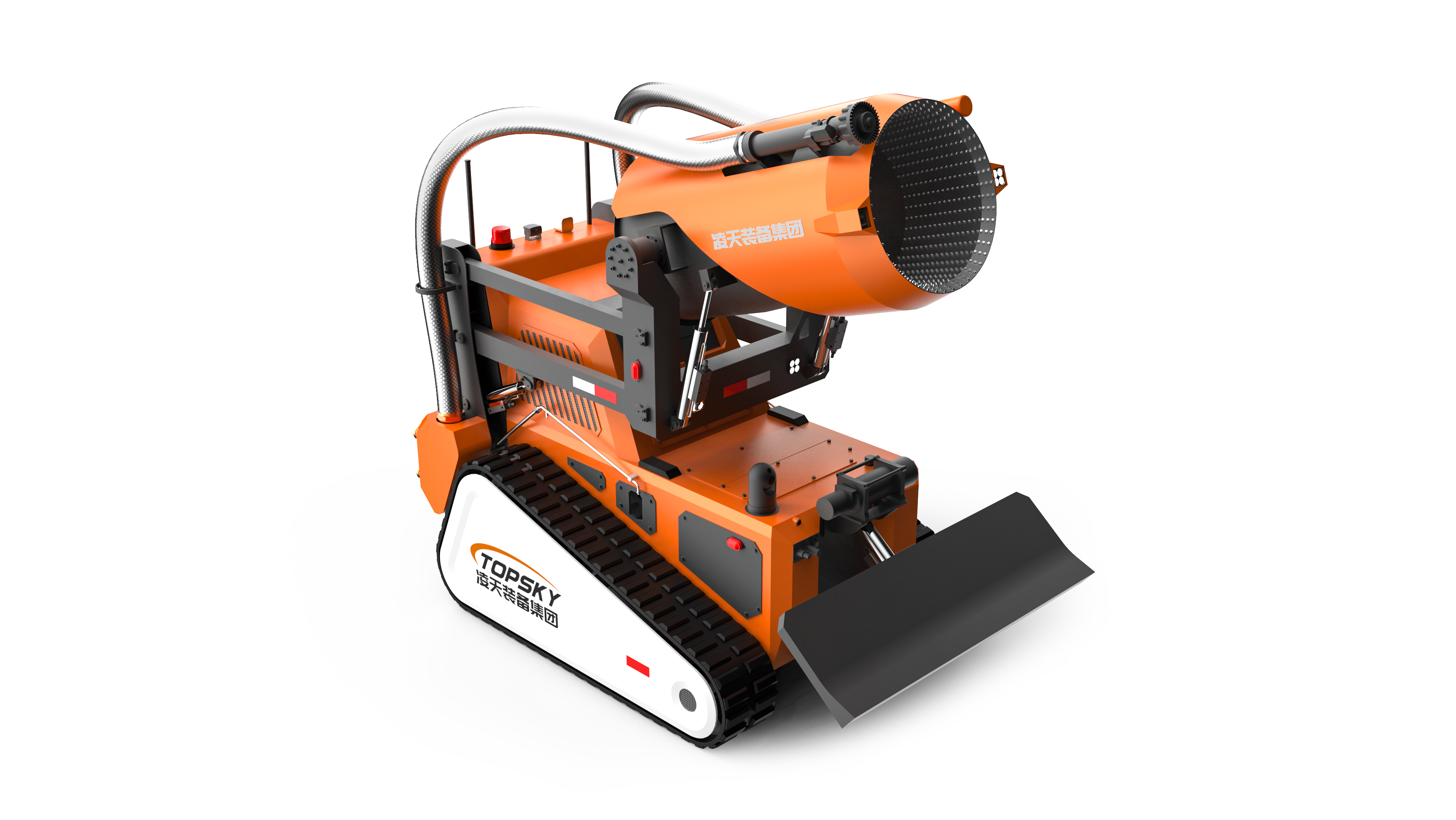 消防排煙滅火機(jī)器人 （油動液壓、80國產(chǎn)消防水炮）