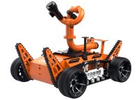 全地形消防滅火機器人【輪式履帶擺臂】 (第1代，升降云臺及氣體二合一探測裝置+語音控制