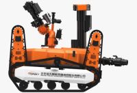 RXR-MC80BGD全地形防爆消防滅火偵察機(jī)器人【履帶擺臂】  (第2代，升降云臺(tái)及氣體二合一探測裝置+語音控制）
