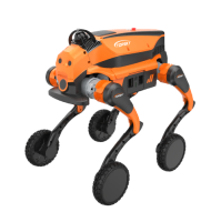 智能巡邏巡檢四足機器狗（小輪足 智能控制+自主巡邏+Ai智能識別+多功能集成+多場景應用）